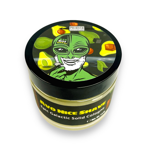 Avo Nice Shave Solid Cologne | Contains Prickly Pear Oil | A Long-Lost - Unique - Neo-Barbershop - Classic! - Phoenix Artisan Accoutrements
