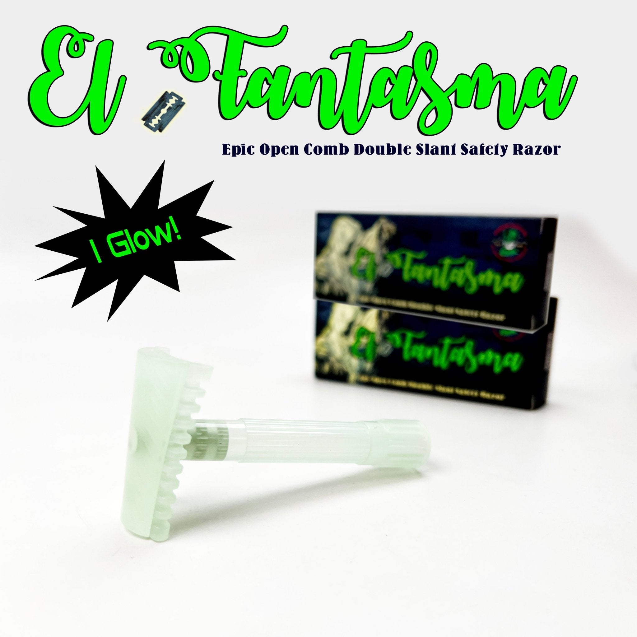 El Fantasma EPIC Open Comb Double Slant Safety Razor | It's