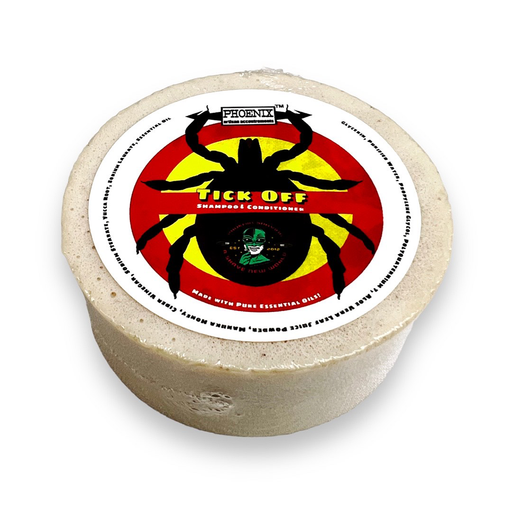 TICK OFF! Conditioning Shampoo Puck | With Pure Cedarwood Oil! - Phoenix Artisan Accoutrements
