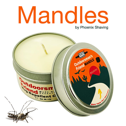 Outdoorsman's Friend Adventure Mandle  | Handmade Long Burning Beeswax & Soy Candle | Made with Pure Essential Oils - Phoenix Artisan Accoutrements
