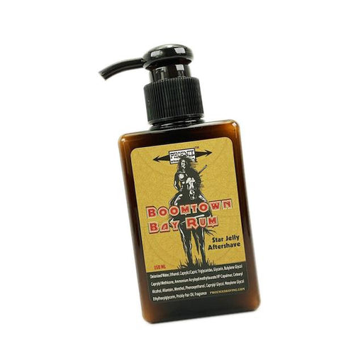 Boomtown Bay Rum Star Jelly Aftershave ~ Gun Smoke, Leather & West Indian Bay Rum - Phoenix Artisan Accoutrements