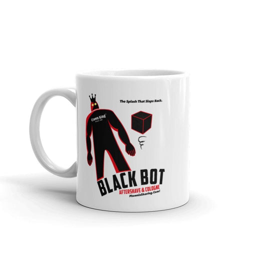 Black Bot Retro Coffee Mug | Available in 2 Sizes - Phoenix Artisan Accoutrements