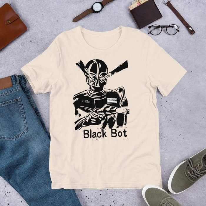 Black Bot Short-Sleeve Unisex T-Shirt - Phoenix Artisan Accoutrements