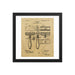 King C Gillette Patent Drawing 1904 Framed Print - Phoenix Artisan Accoutrements