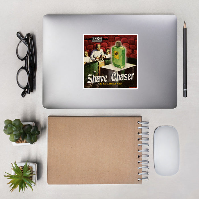 Shave Chaser Bubble-Free Vinyl Stickers | Available in 3 Sizes! - Phoenix Artisan Accoutrements
