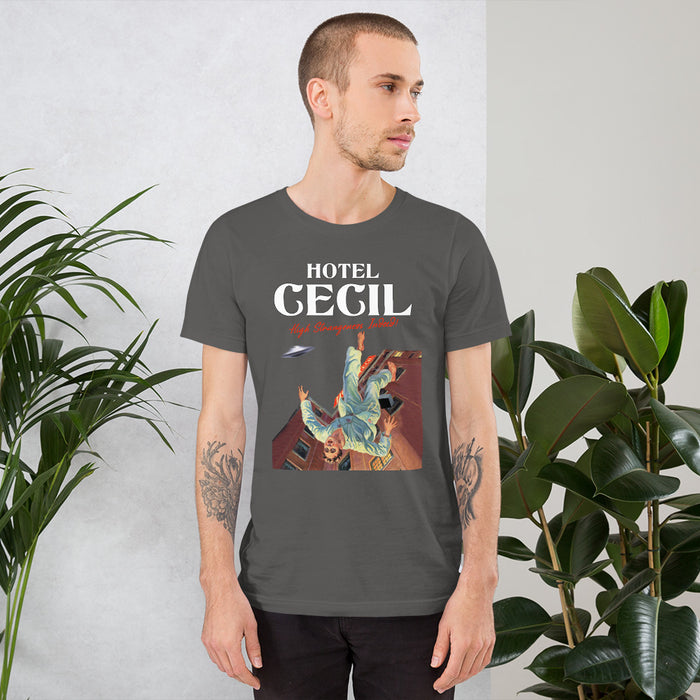 Hotel Cecil "High Strangeness Indeed" Short-Sleeve Unisex T-Shirt - Phoenix Artisan Accoutrements
