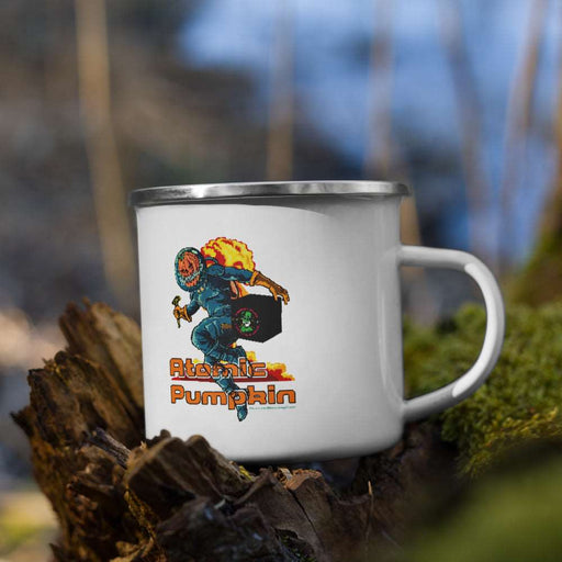 Atomic Pumpkin 2020 w/ Toxic Toggle Enamel Camper's Coffee Mug - Phoenix Artisan Accoutrements