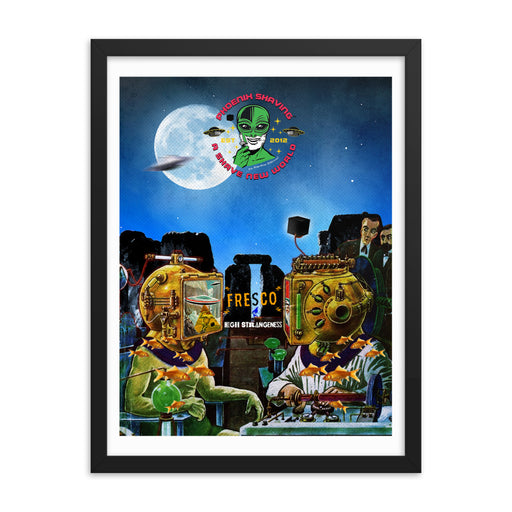 Fresco "High Strangeness" Framed Print | Available in Multiple Sizes! - Phoenix Artisan Accoutrements