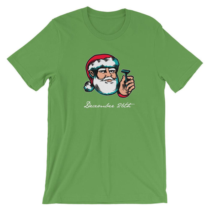 Santa Shaves Short-Sleeve Unisex T-Shirt - Phoenix Artisan Accoutrements