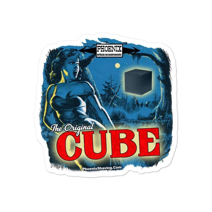 The Original CUBE Vinyl Sticker | Available in 3 Sizes! - Phoenix Artisan Accoutrements