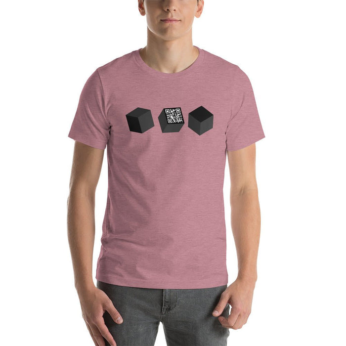 3 CUBE QR Short-Sleeve Unisex T-Shirt | Available in Multiple Colors! - Phoenix Artisan Accoutrements