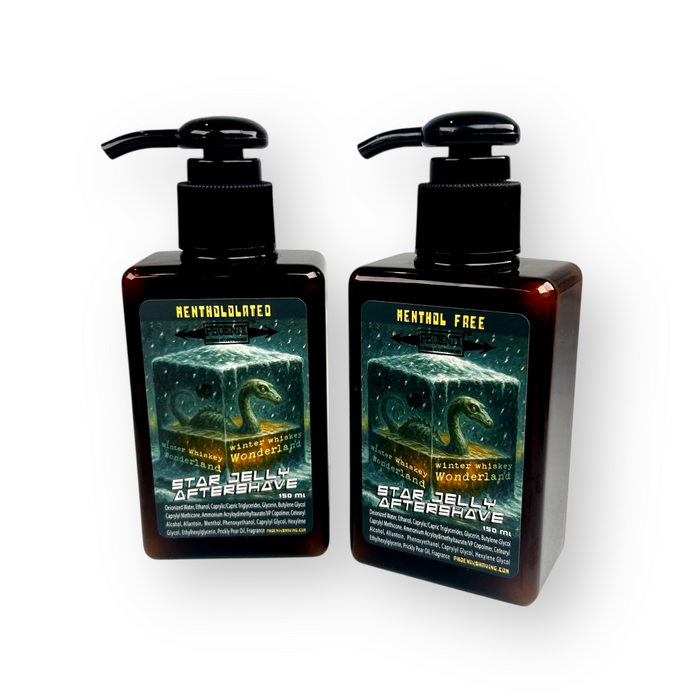 Winter Whiskey Wonderland Star Jelly Aftershave | A Warm, Boozy Beast From Beyond!