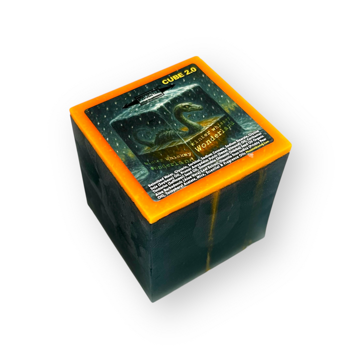 Winter Whiskey Wonderland CUBE! 2.0  Preshave Soap | A Warm, Boozy Beast From Beyond!