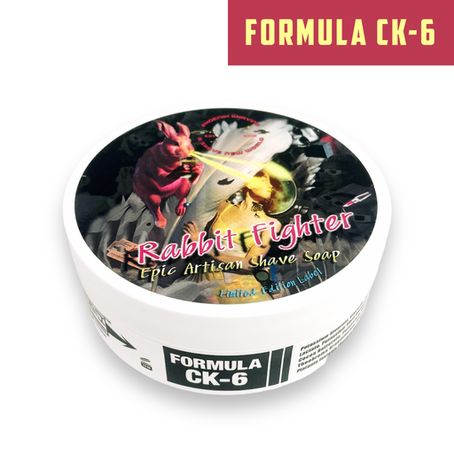 Rabbit Fighter Artisan Shave Soap | Ultra Premium Formula CK-6 | An Homage To The Father Of Glam Rock! | 4 oz - Phoenix Artisan Accoutrements