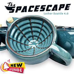 Spacescape Lather Scuttle 4.0 | Premium Porcelain Hand Glazed Ceramic | By Phoenix Shaving
