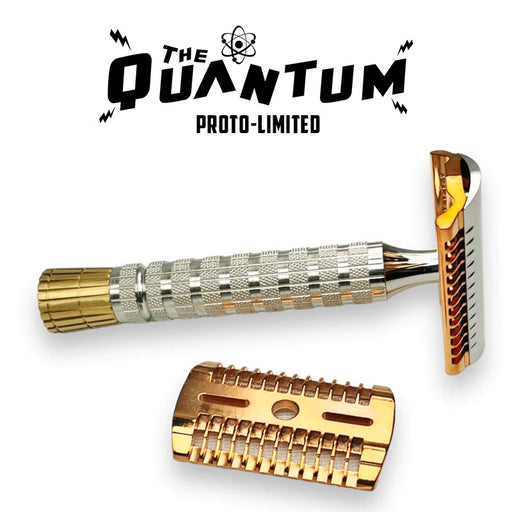The Quantum Safety Razor | Mixed Metal Prototype! | LIMITED! | Copper, Brass & Stainless Steel Design - Phoenix Artisan Accoutrements