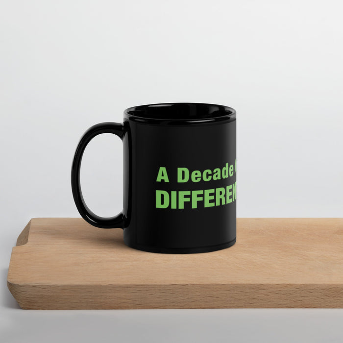 A Decade Of Different Black Classic Diner Mug | Available in 2 Sizes! - Phoenix Artisan Accoutrements