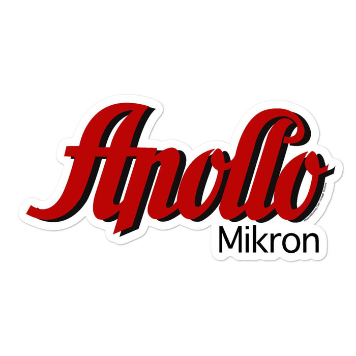 Apollo Mikron Vinyl Bubble-Free Stickers | Available in 3 Sizes - Phoenix Artisan Accoutrements