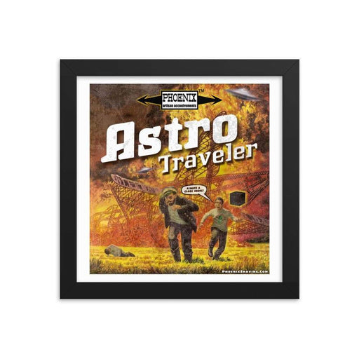 Astro Traveler "Close Shave" Framed Print - Phoenix Artisan Accoutrements