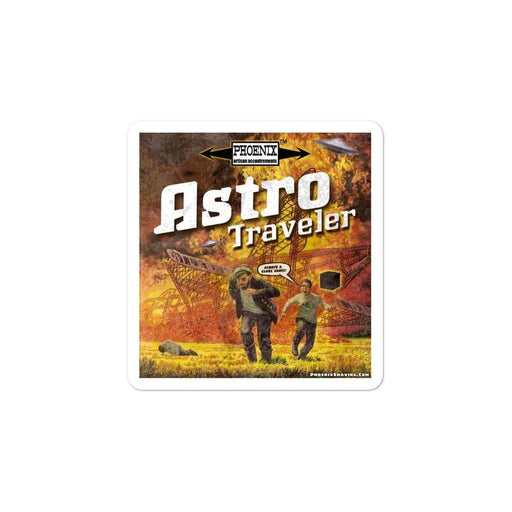 Astro Traveler "Close Shave" Vinyl Bubble-free stickers | Available in 3 Sizes - Phoenix Artisan Accoutrements