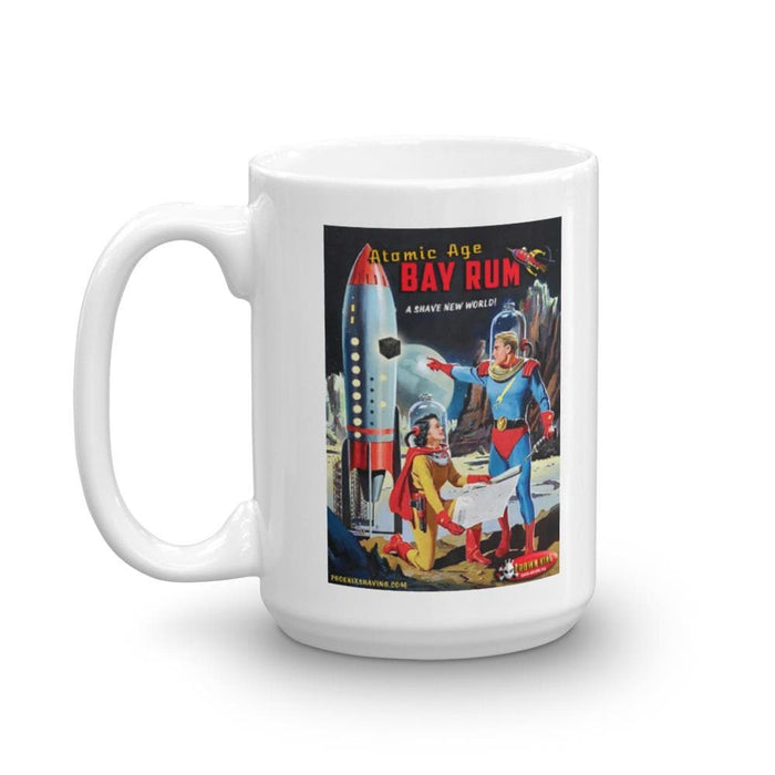 Atomic Age Bay Rum Coffee Mug - Phoenix Artisan Accoutrements