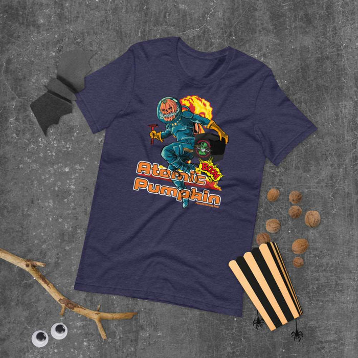 Atomic Pumpkin 2021 Short-Sleeve Unisex T-Shirt | Logo Print On Back - Phoenix Artisan Accoutrements