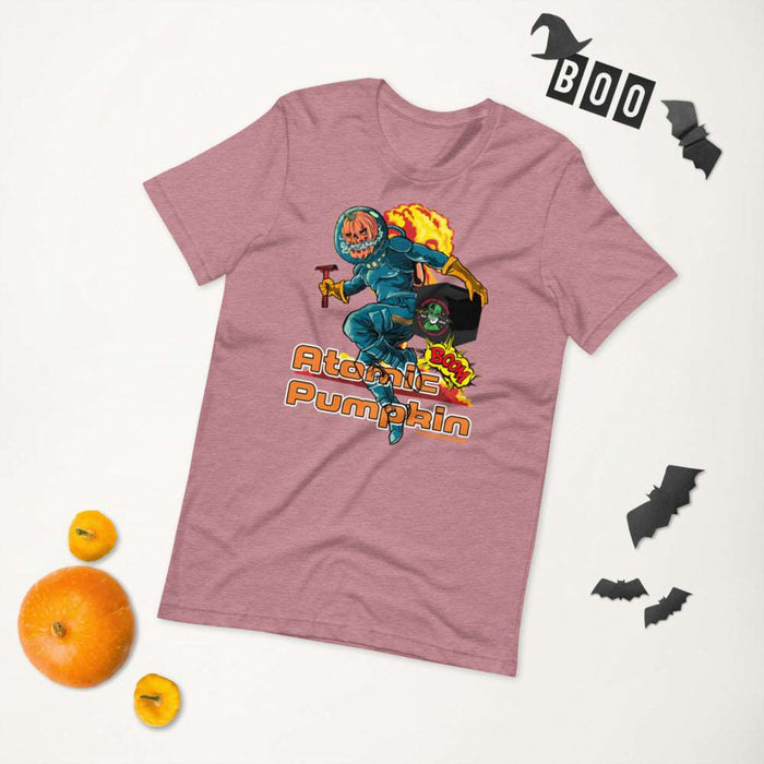 Atomic Pumpkin 2021 Short-Sleeve Unisex T-Shirt | Logo Print On Back - Phoenix Artisan Accoutrements