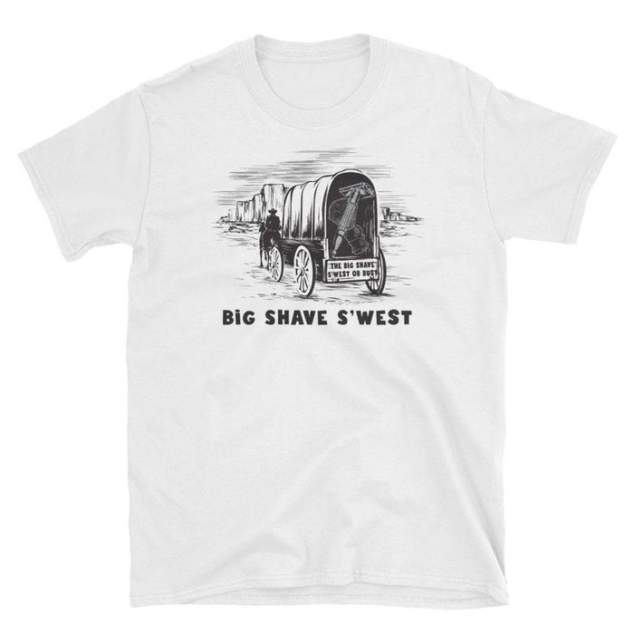 Big Shave S'west or Bust Short-Sleeve Unisex T-Shirt - Phoenix Artisan Accoutrements