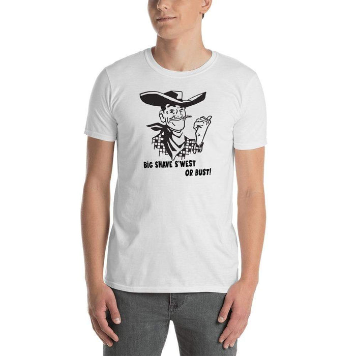 Big Shave S'west or Bust Short-Sleeve Unisex T-Shirt - Phoenix Artisan Accoutrements