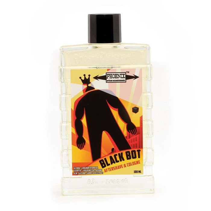 Black Bot Artisan Aftershave & Cologne | Epic 60's Musk! - Phoenix Artisan Accoutrements