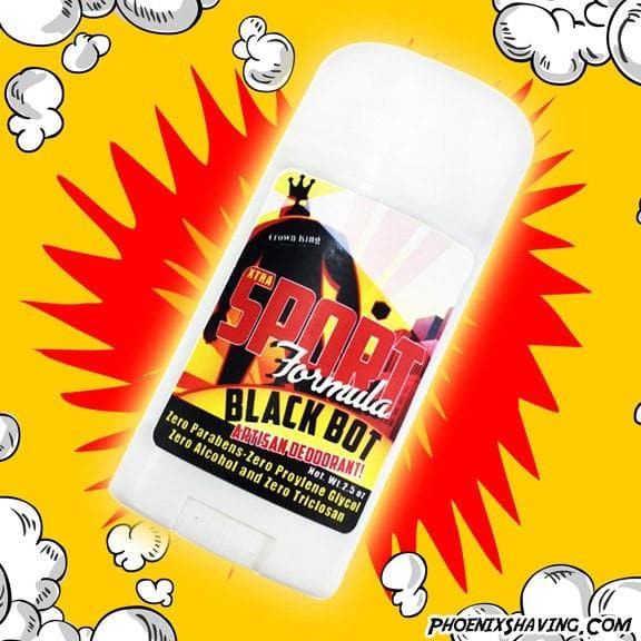 Black Bot Natural Artisan Deodorant | Sport Strength - Phoenix Artisan Accoutrements