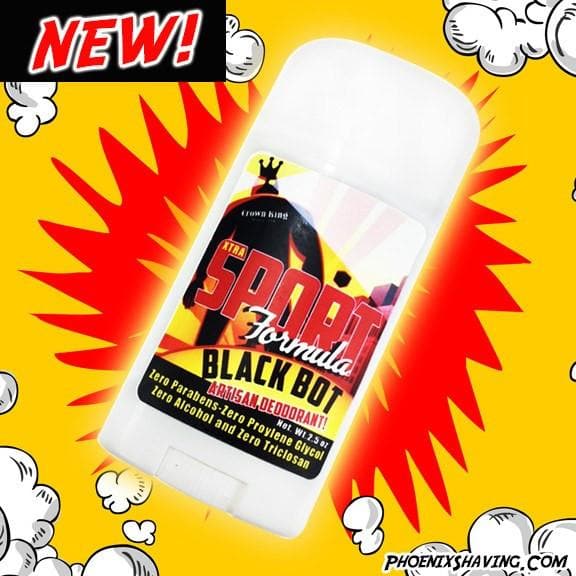 Black Bot Natural Artisan Deodorant | Sport Strength - Phoenix Artisan Accoutrements