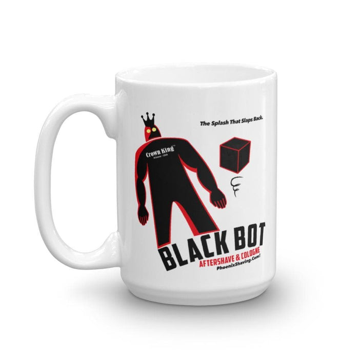 Black Bot Retro Coffee Mug | Available in 2 Sizes - Phoenix Artisan Accoutrements