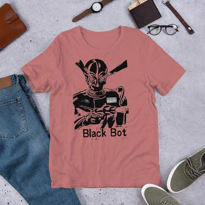 Black Bot Short-Sleeve Unisex T-Shirt - Phoenix Artisan Accoutrements