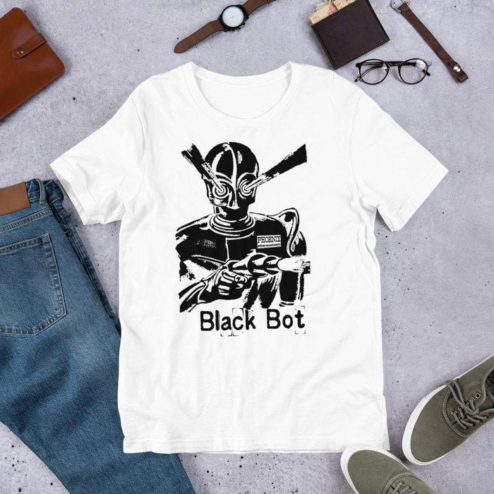 Black Bot Short-Sleeve Unisex T-Shirt - Phoenix Artisan Accoutrements