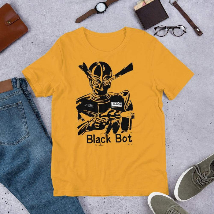 Black Bot Short-Sleeve Unisex T-Shirt - Phoenix Artisan Accoutrements