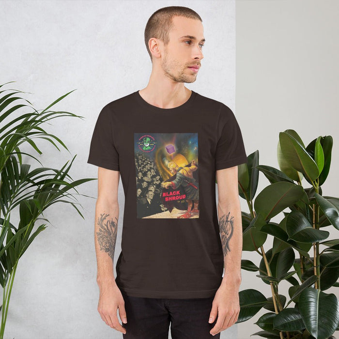 Black Shroud (in 3D) Short-Sleeve Unisex T-Shirt | Available in Multiple Colors! - Phoenix Artisan Accoutrements