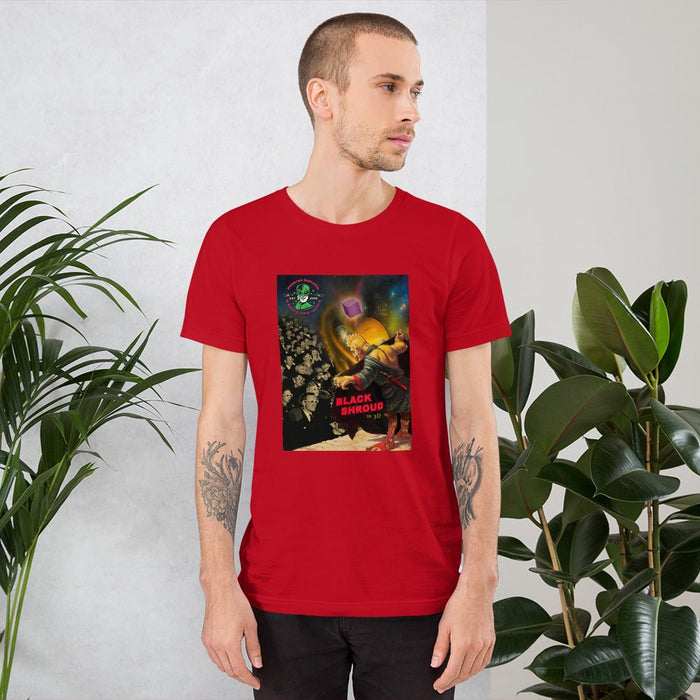 Black Shroud (in 3D) Short-Sleeve Unisex T-Shirt | Available in Multiple Colors! - Phoenix Artisan Accoutrements