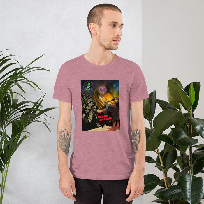 Black Shroud (in 3D) Short-Sleeve Unisex T-Shirt | Available in Multiple Colors! - Phoenix Artisan Accoutrements