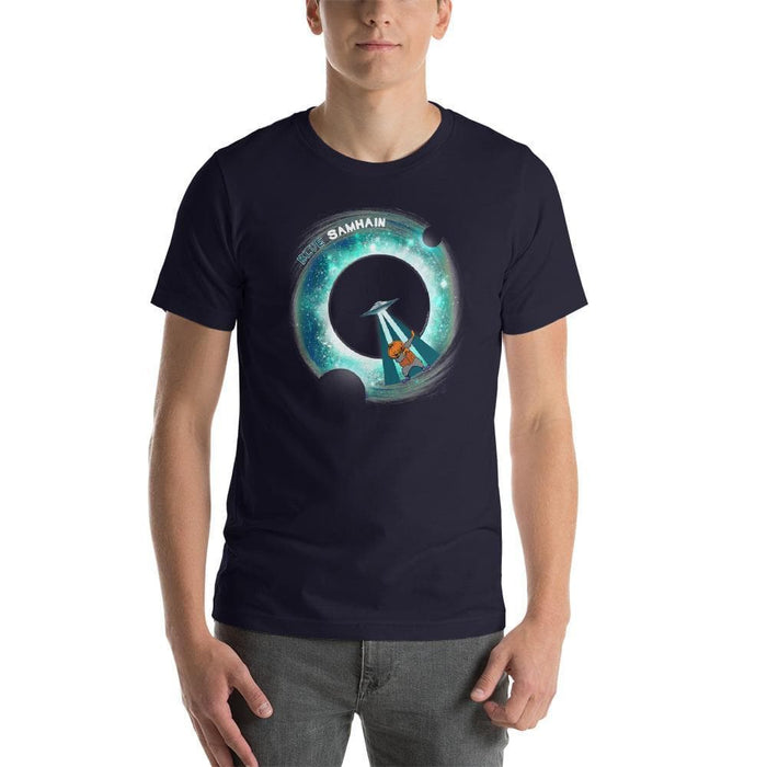 Blue Samhain Abduction Short-Sleeve Unisex T-Shirt - Phoenix Artisan Accoutrements