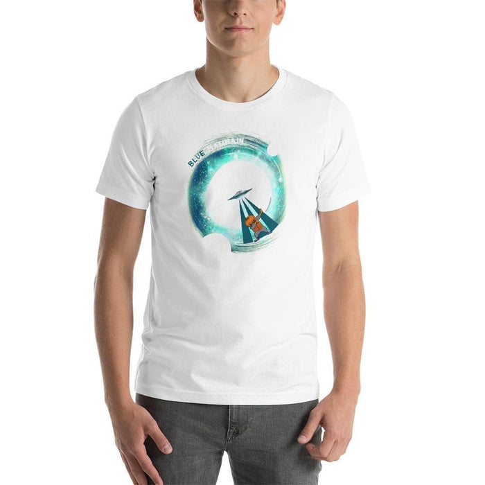 Blue Samhain Abduction Short-Sleeve Unisex T-Shirt - Phoenix Artisan Accoutrements