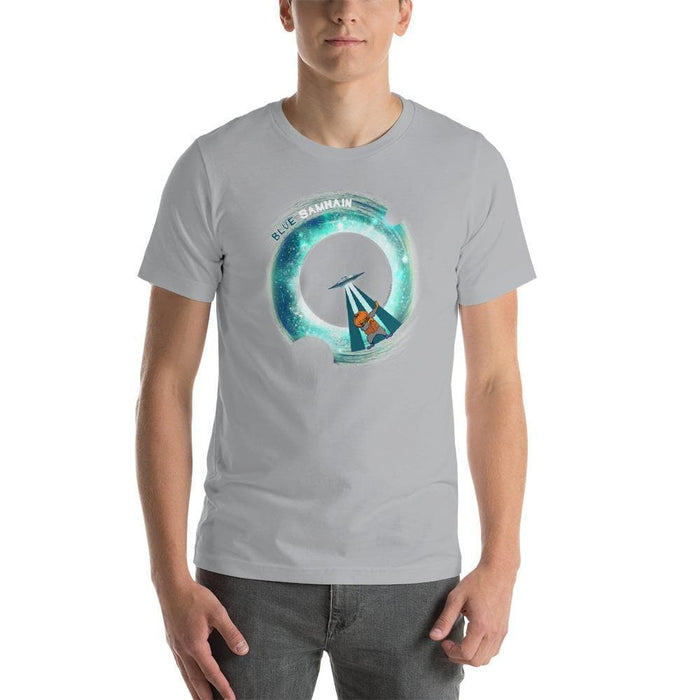 Blue Samhain Abduction Short-Sleeve Unisex T-Shirt - Phoenix Artisan Accoutrements