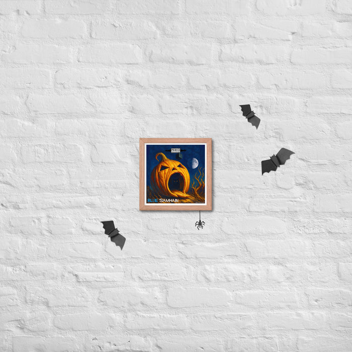 Blue Samhain Framed Print | Available In Multiple Sizes! - Phoenix Artisan Accoutrements