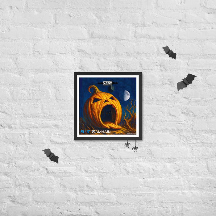 Blue Samhain Framed Print | Available In Multiple Sizes! - Phoenix Artisan Accoutrements