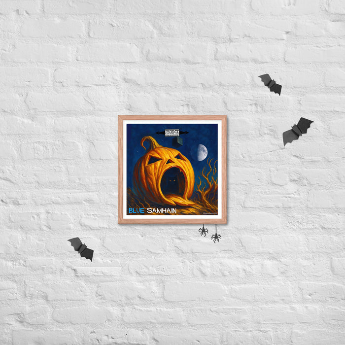Blue Samhain Framed Print | Available In Multiple Sizes! - Phoenix Artisan Accoutrements