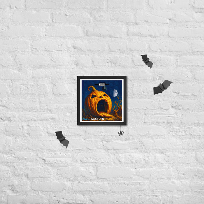 Blue Samhain Framed Print | Available In Multiple Sizes! - Phoenix Artisan Accoutrements