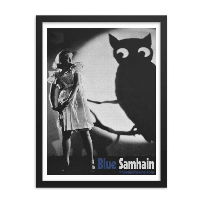 Blue Samhain Framed Print - Phoenix Artisan Accoutrements