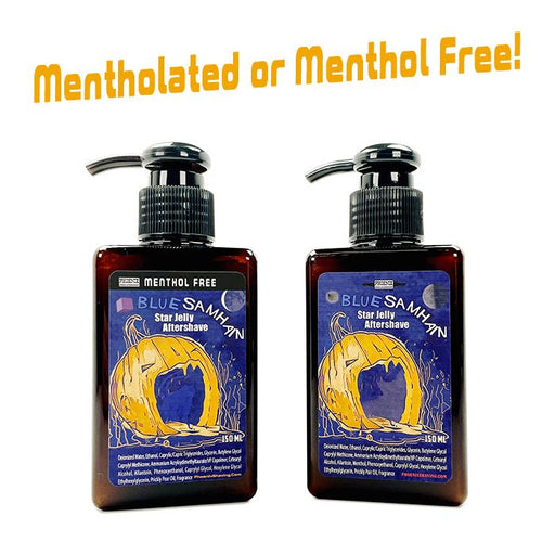 Blue Samhain Star Jelly Aftershave | A Phoenix Fall Seasonal Classic! | Choose Mentholated or Menthol Free! - Phoenix Artisan Accoutrements