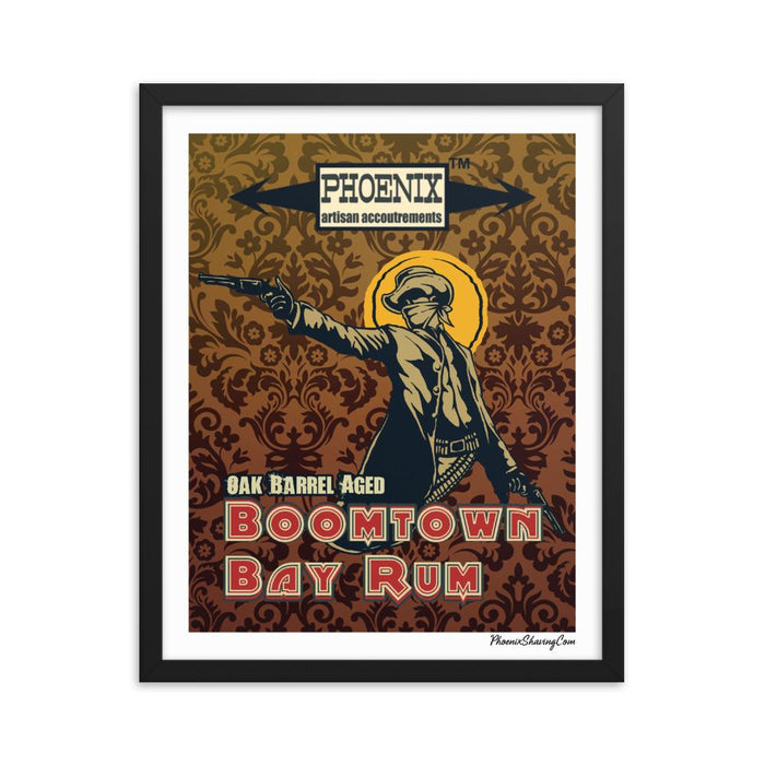 Boomtown Bay Rum "The Bad" Framed Print - Phoenix Artisan Accoutrements