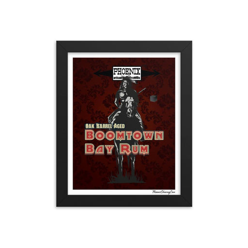 Boomtown Bay Rum "The Brave" Framed Print - Phoenix Artisan Accoutrements